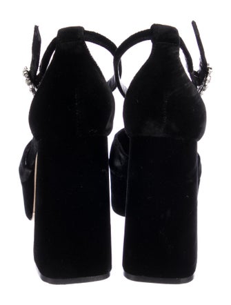 Larroude Velvet D'Orsay Pumps