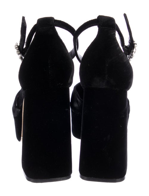 Larroude Velvet D'Orsay Pumps