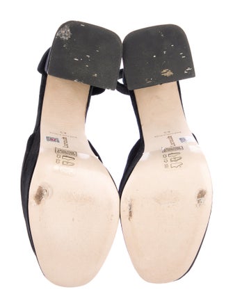 Larroude Velvet D'Orsay Pumps