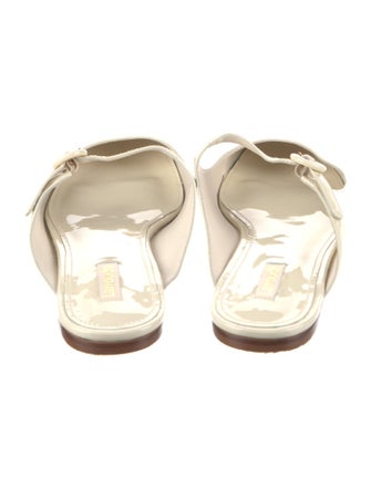 Larroude Patent Leather Mules