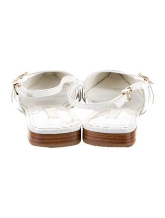 Larroude Patent Leather Slingback Flats