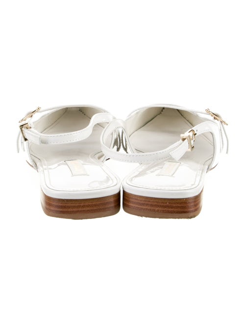 Larroude Patent Leather Slingback Flats