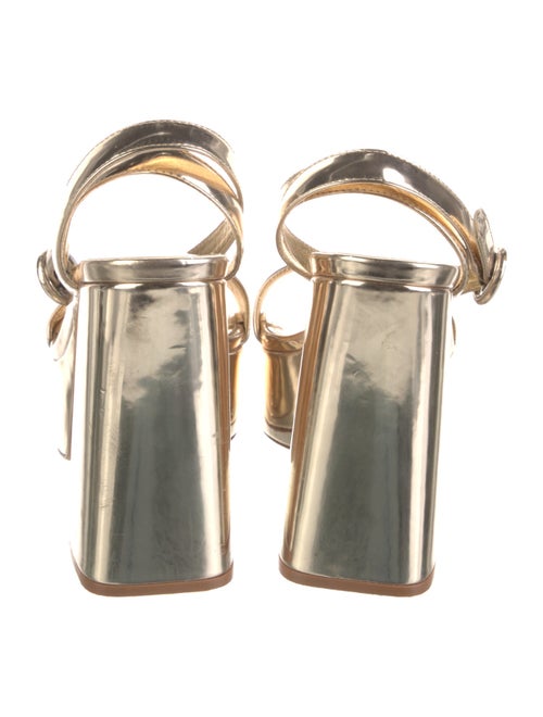 Larroude Patent Leather Sandals