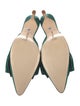 Larroude Satin Bow Accents Mules