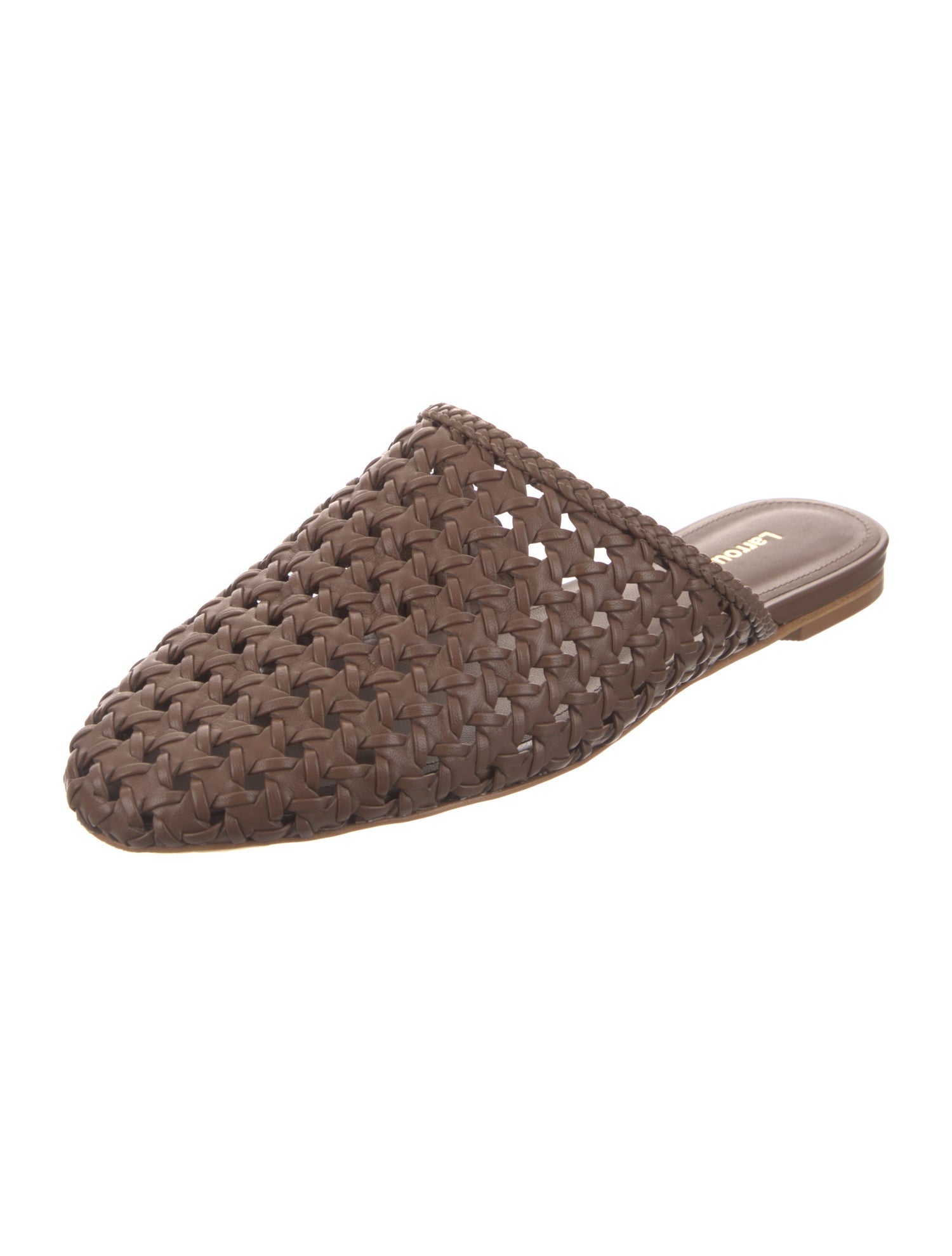 Larroude Leather Mules