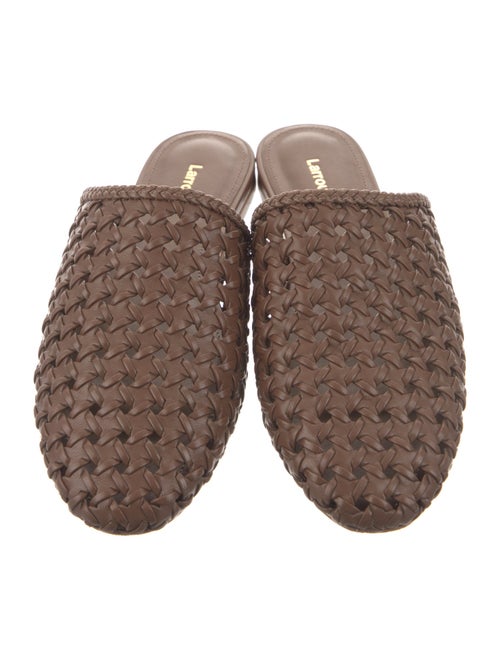 Larroude Leather Mules
