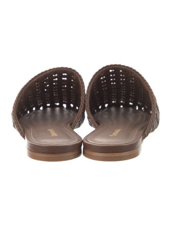 Larroude Leather Mules
