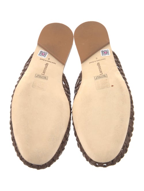 Larroude Leather Mules
