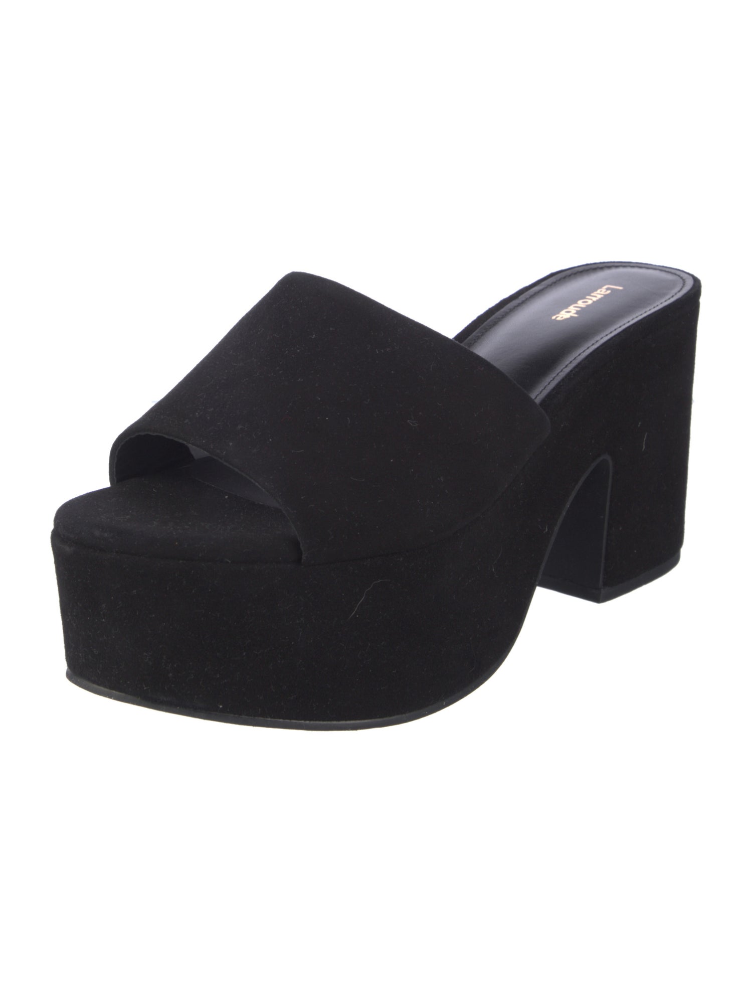 Larroude Suede Slides