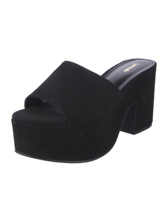 Larroude Suede Slides