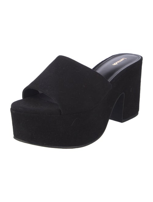 Larroude Suede Slides