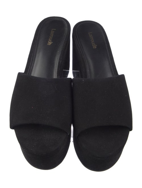 Larroude Suede Slides
