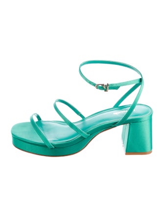 Larroude Satin Sandals
