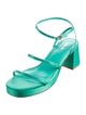 Larroude Satin Sandals