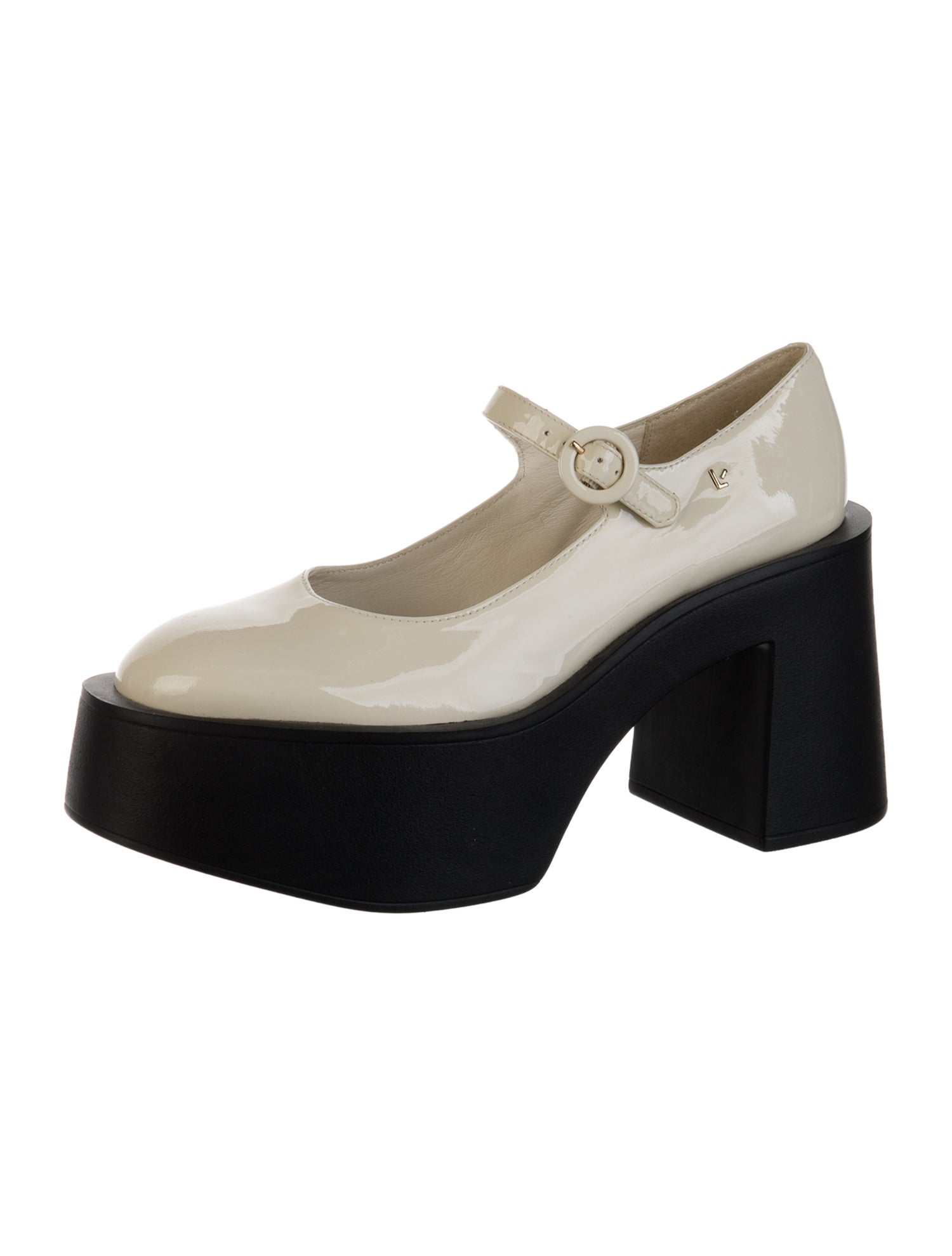 Larroude Patent Leather Pumps