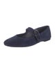 Larroude Suede Mary Jane Flats