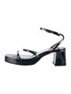 Larroude Patent Leather Sandals