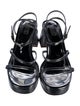 Larroude Patent Leather Sandals