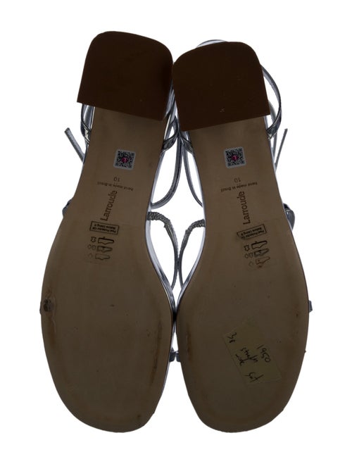 Larroude Patent Leather Sandals