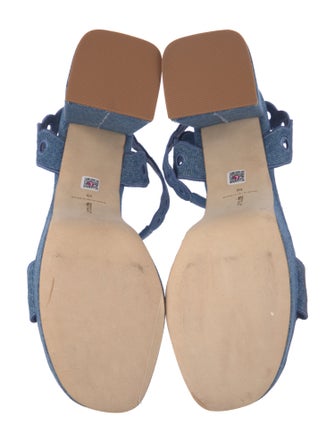 Larroude Denim Sandals