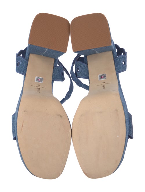 Larroude Denim Sandals