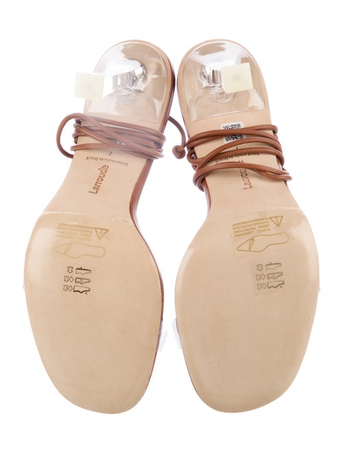 Larroude Leather Sandals