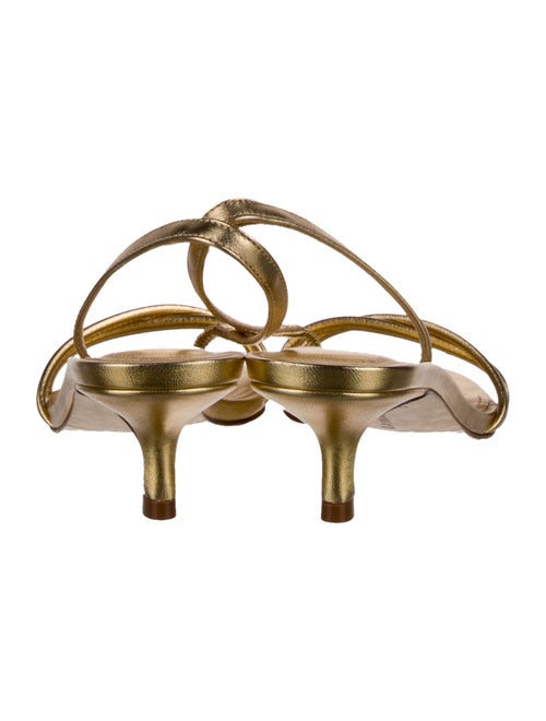 Larroude Leather Slingback Sandals