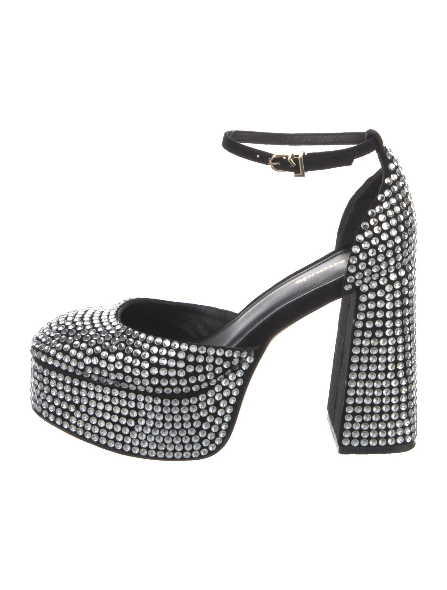 Larroude Crystal Crystal Embellishments D'Orsay Pumps