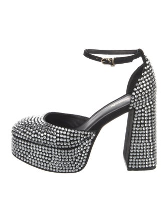 Larroude Crystal Crystal Embellishments D'Orsay Pumps