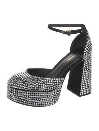 Larroude Crystal Crystal Embellishments D'Orsay Pumps