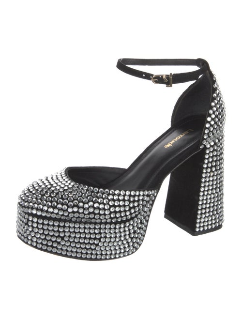 Larroude Crystal Crystal Embellishments D'Orsay Pumps