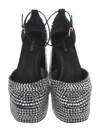 Larroude Crystal Crystal Embellishments D'Orsay Pumps
