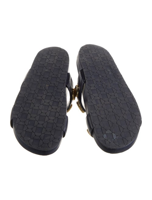 Larroude Leather Slides