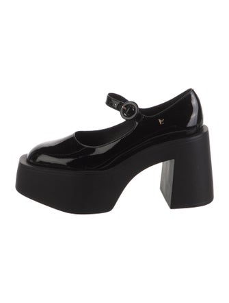 Larroude Patent Leather Pumps