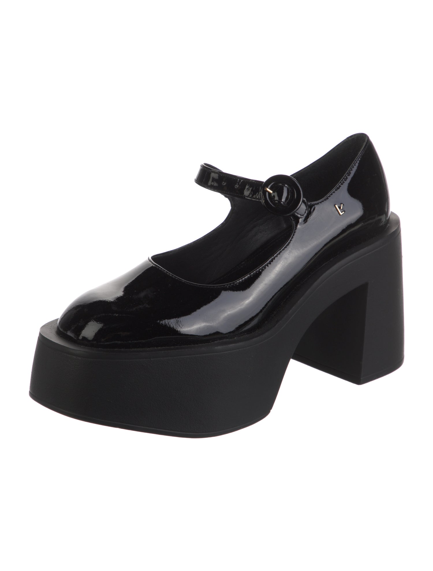 Larroude Patent Leather Pumps