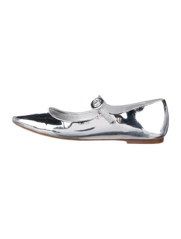 Larroude Flats Patent Leather Mary Jane 8