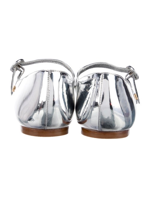 Larroude Patent Leather Mary Jane Flats