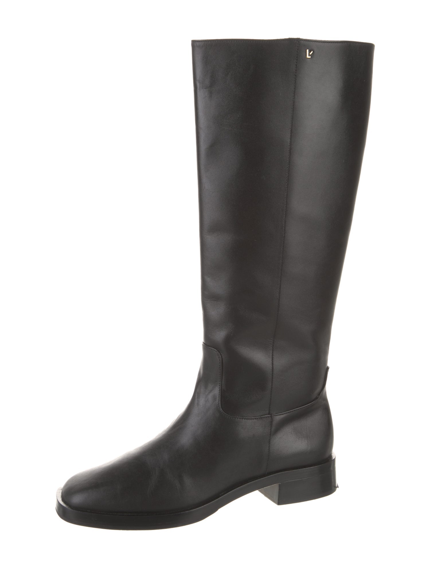 Larroude Leather Riding Boots