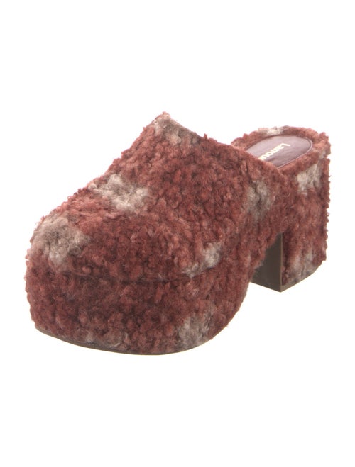 Larroude Faux Fur Mules