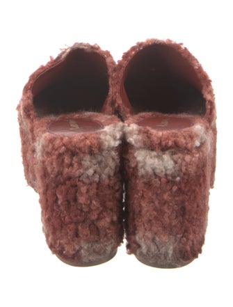 Larroude Faux Fur Mules