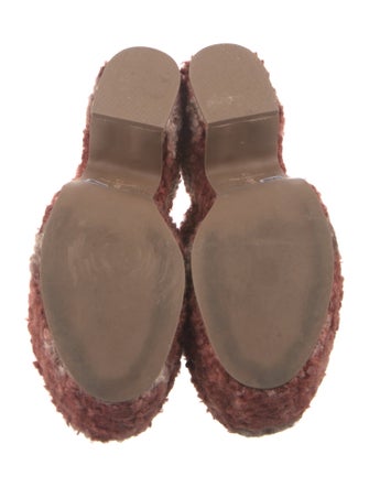 Larroude Faux Fur Mules