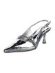 Larroude Patent Leather Slingback Pumps