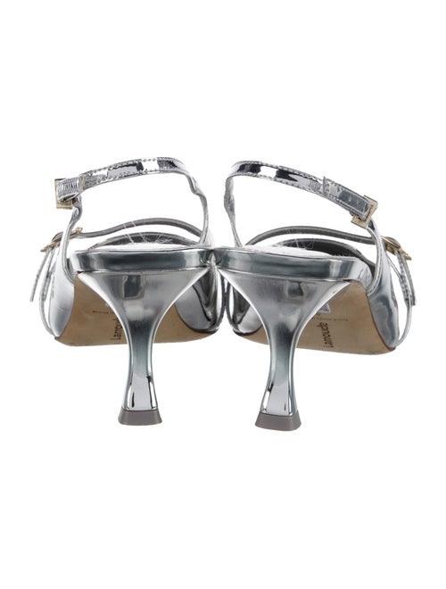 Larroude Patent Leather Slingback Pumps