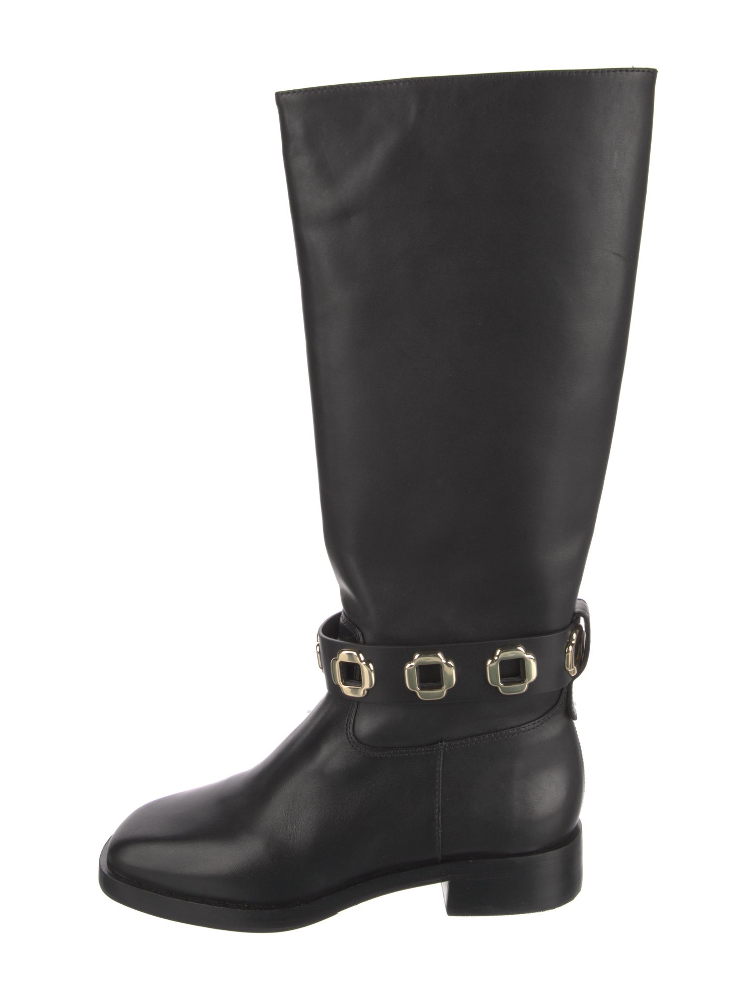 Larroude Leather Riding Boots