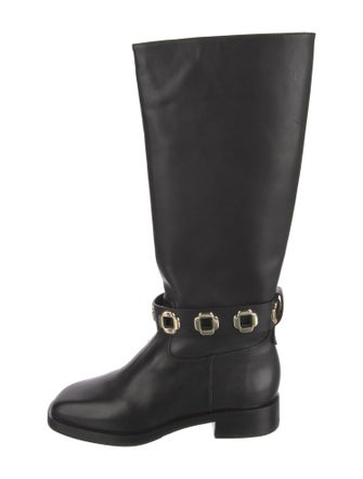 Larroude Leather Riding Boots
