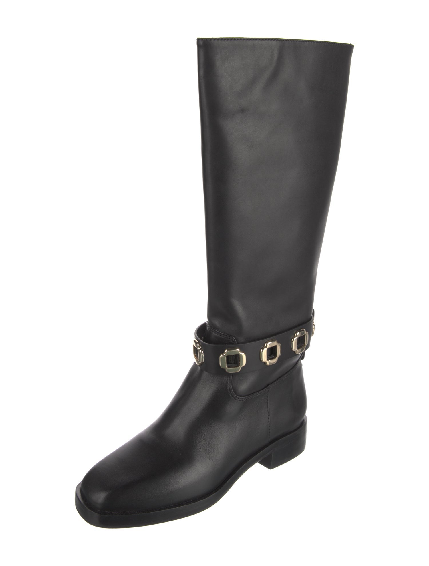 Larroude Leather Riding Boots