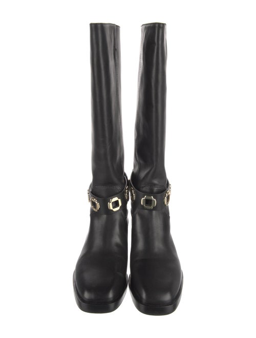 Larroude Leather Riding Boots