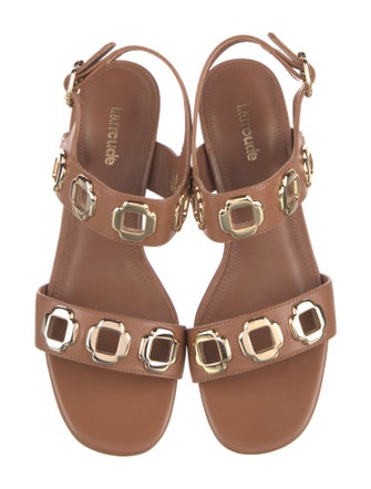 Larroude Leather Sandals