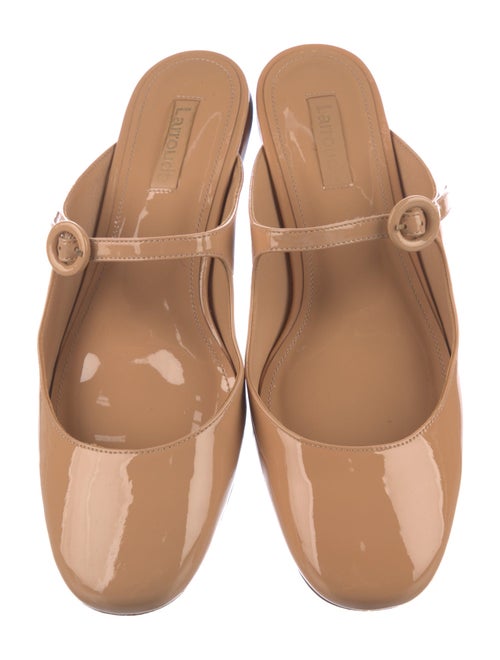 Larroude Patent Leather Mules