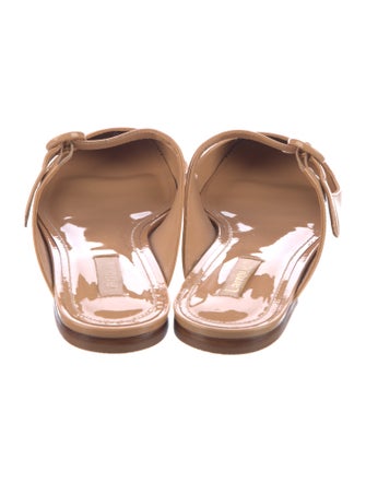 Larroude Patent Leather Mules